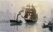 unknow artist, Seascape, boats, ships and warships. 102